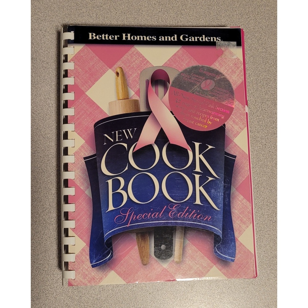 Better Homes‎ & Gardens New Cookbook Limited Edition Pink 2005 Ring Bound